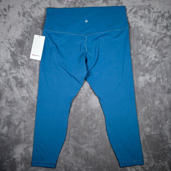 Lululemon Align High Rise Pant 25” Capri Blue Nulu Leggings Size 16 NWT - Picture 2 of 6